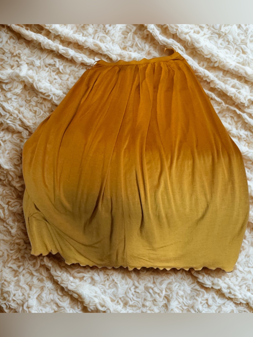 Gudrun Sjoden Golden Mustard Maxi Skirt